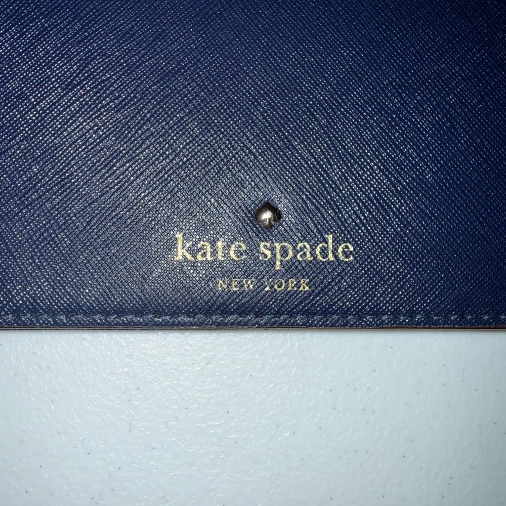Kate Spade Navy Blue Wallet - Picture 2 of 5